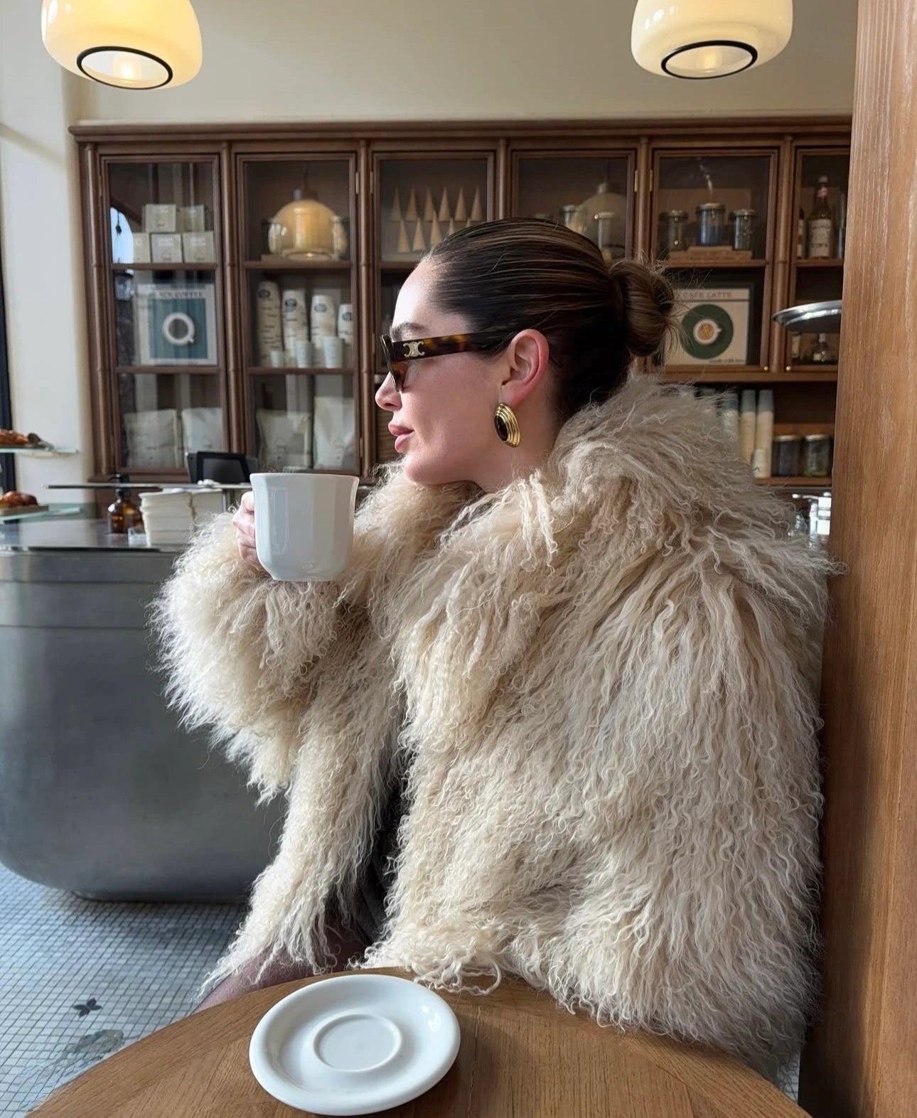 Cloud Allure – Exklusive Pelzjacke aus Langhaar