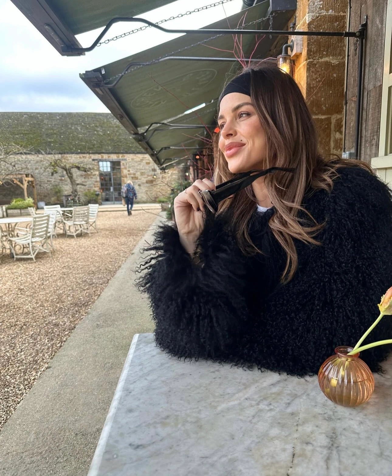 Cloud Allure – Exklusive Pelzjacke aus Langhaar